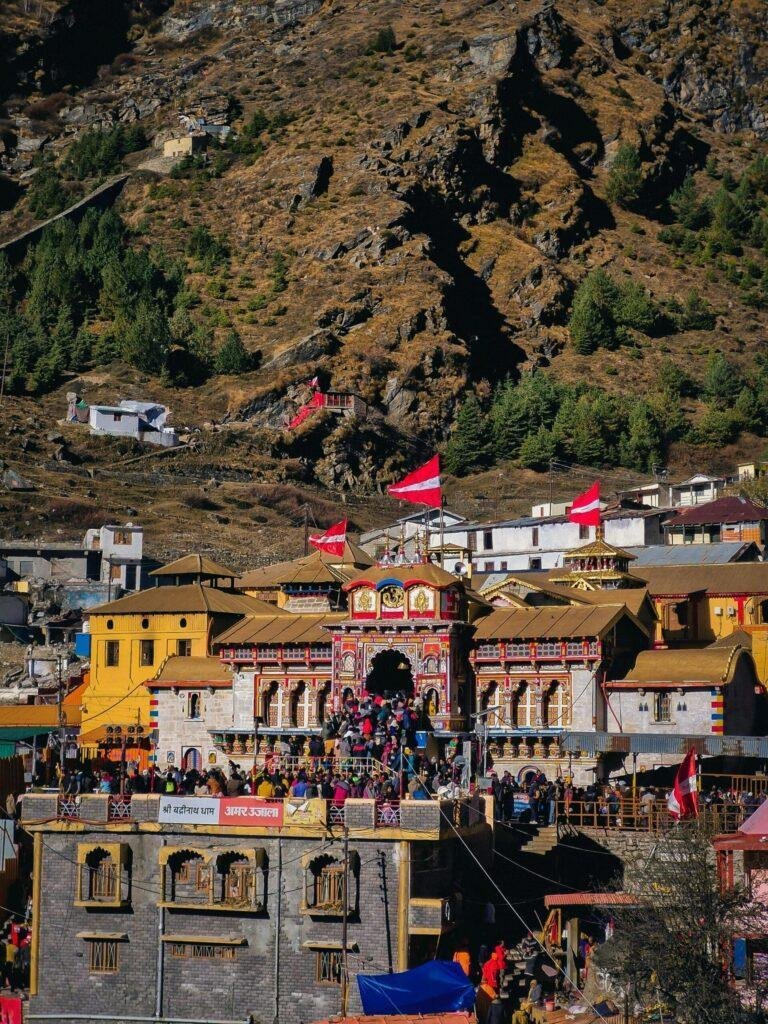 Badrinath Dham spiritual darshan at the iconic temple in the Garhwal Himalayas