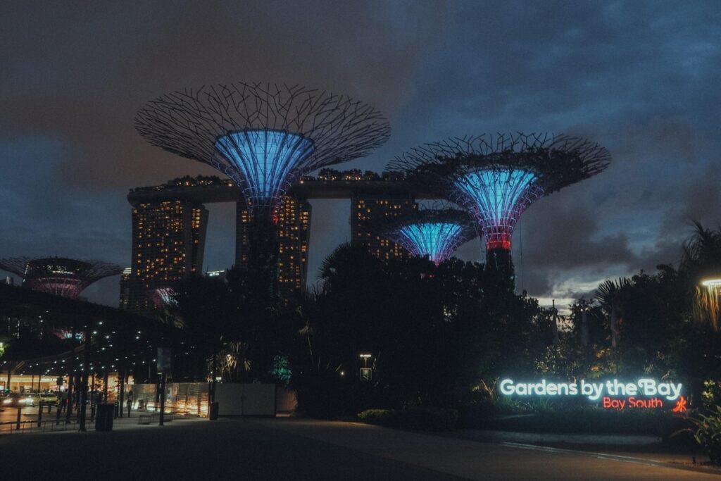 Gardens by the Bay Supertree Grove and landscaped gardens in Singapore