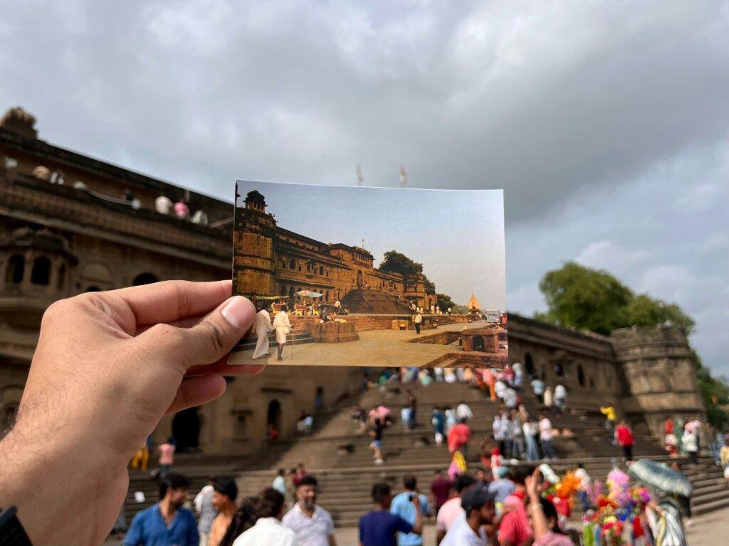 Ahilya Fort and Narmada River ghats at Maheshwar, Madhya Pradesh