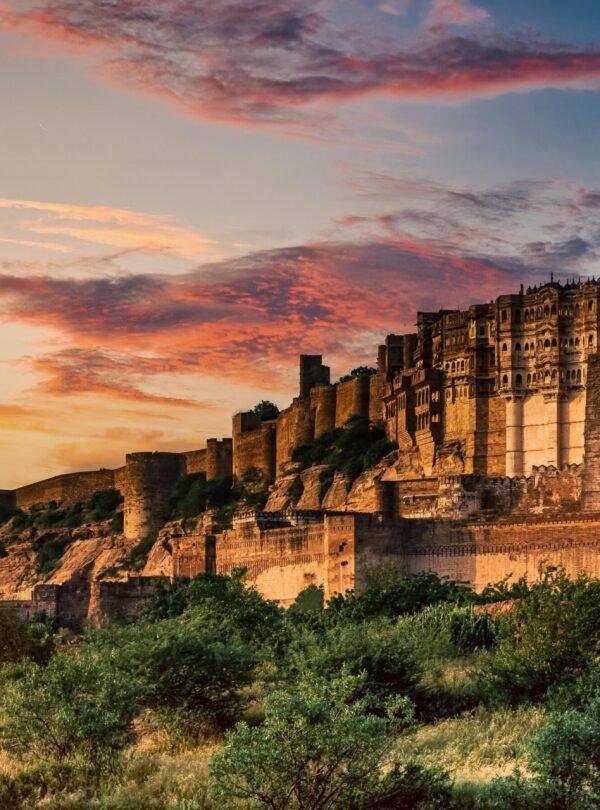 Mehrangarh Fort Jodhpur Rajasthan historic hilltop fort landmark