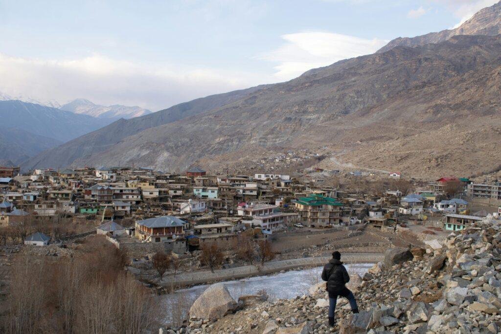 Spiti Valley winter expedition from Rampur to Kaza with snow‑covered Himalayan roads India