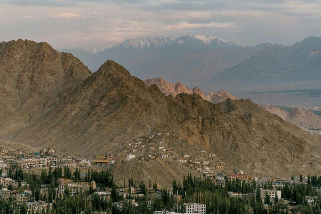 Turtuk Village in Spiti Valley‑Nubra Himalayan landscape in Ladakh India